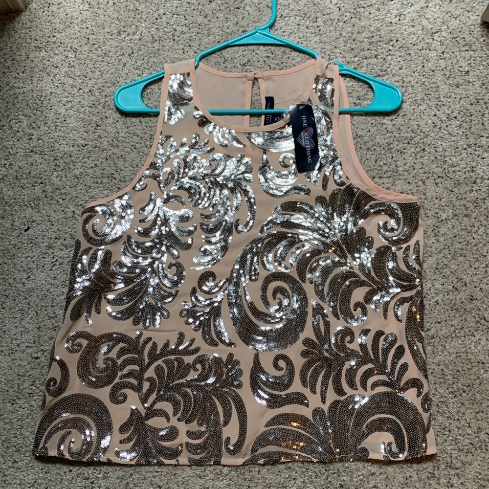 NWT Sparkly tank top- never worn